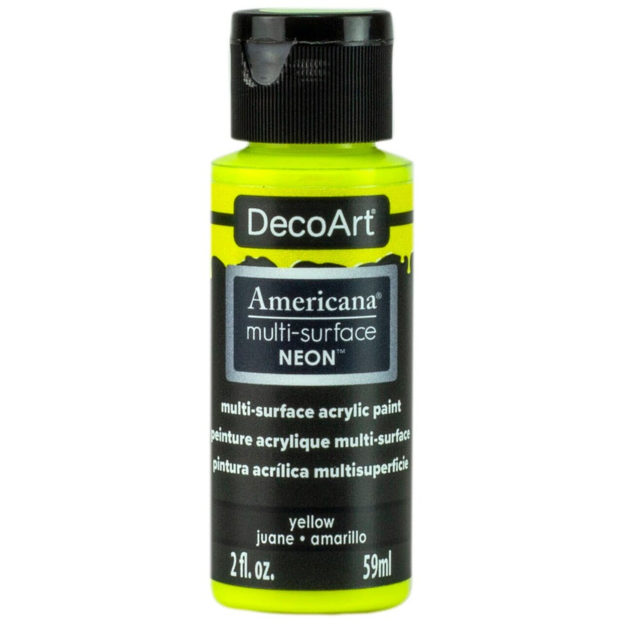 Americana Premium Multi-Surface Satin Finish Acrylics 2oz -for Wood, Metal, Glass, Ceramics, Fabric, Paper, Terra Cotta, Most Plastics and More